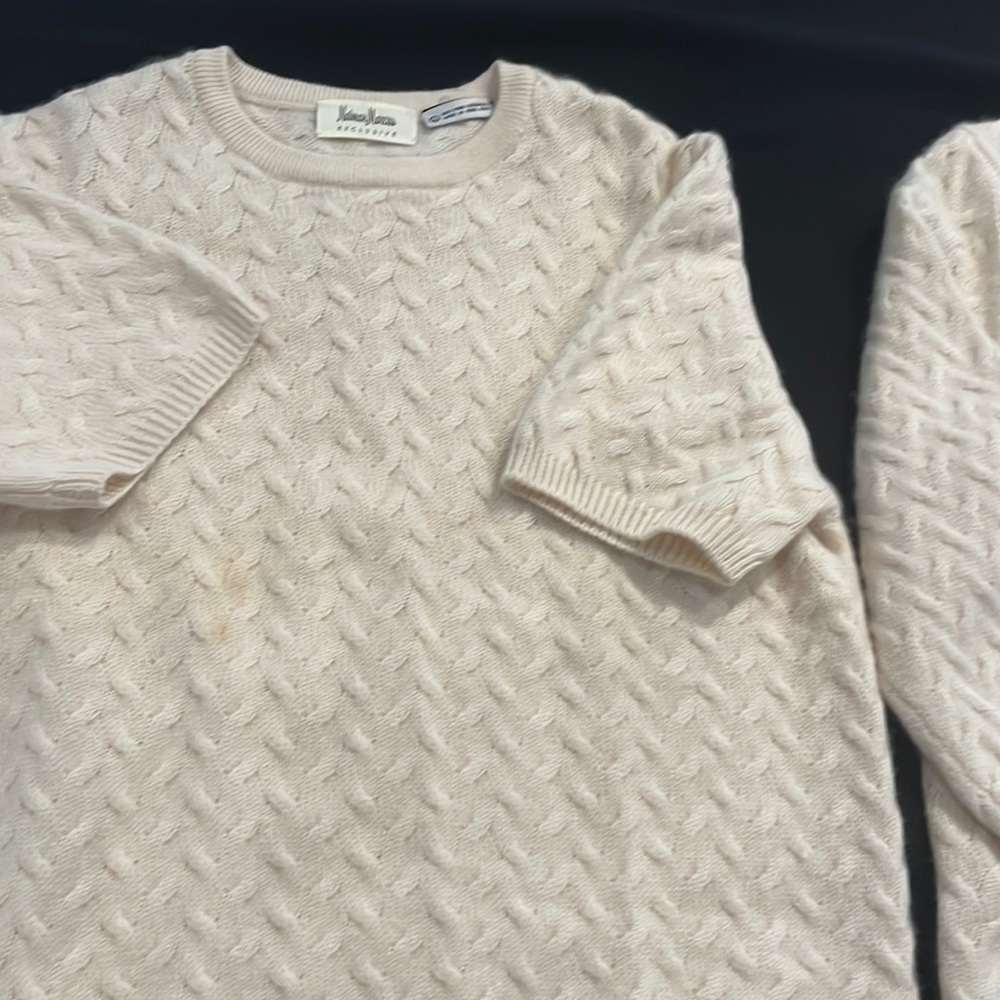 Neiman Marcus exclusive cashmere cardigan set